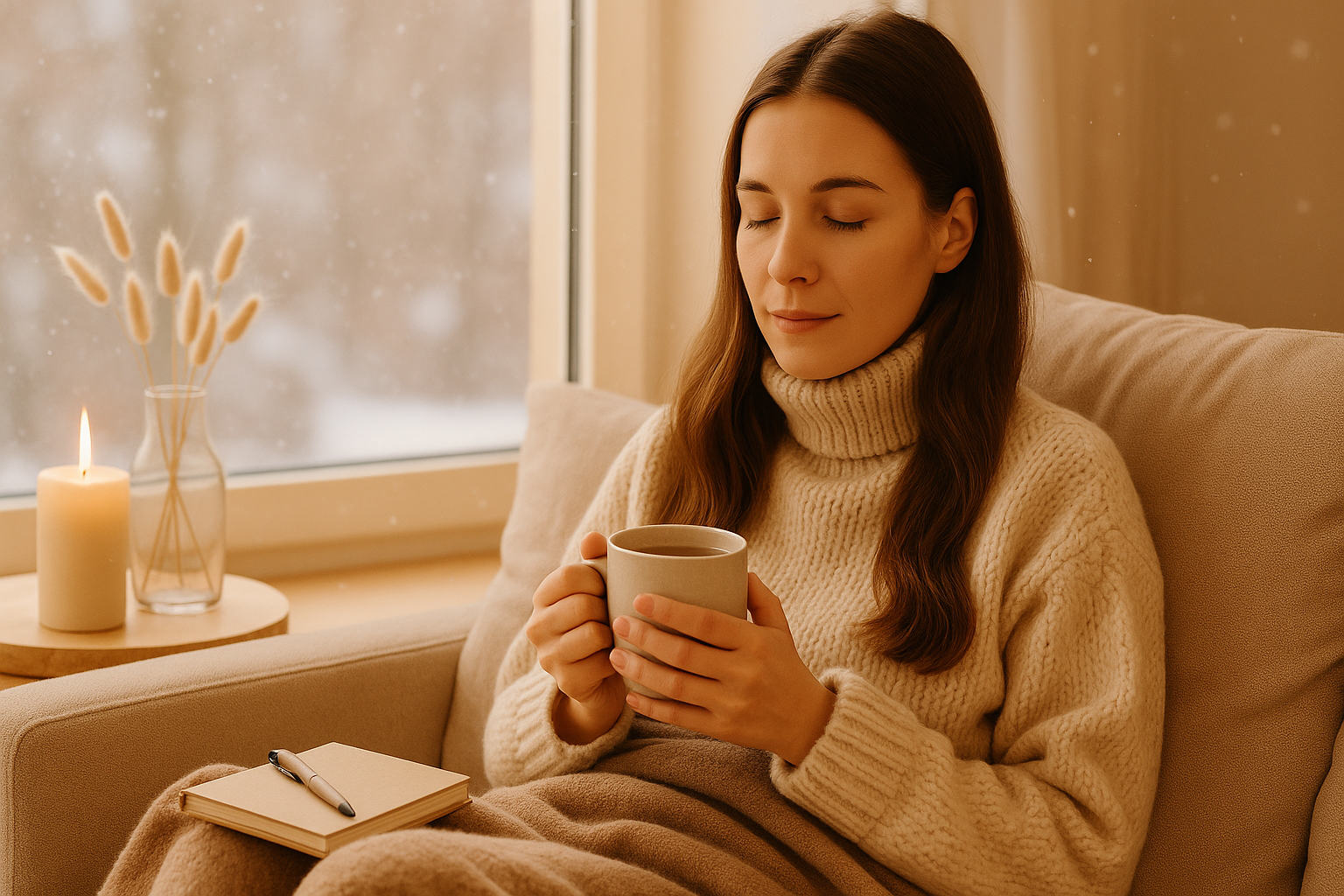 Selbstfürsorge für Mamas im Winter