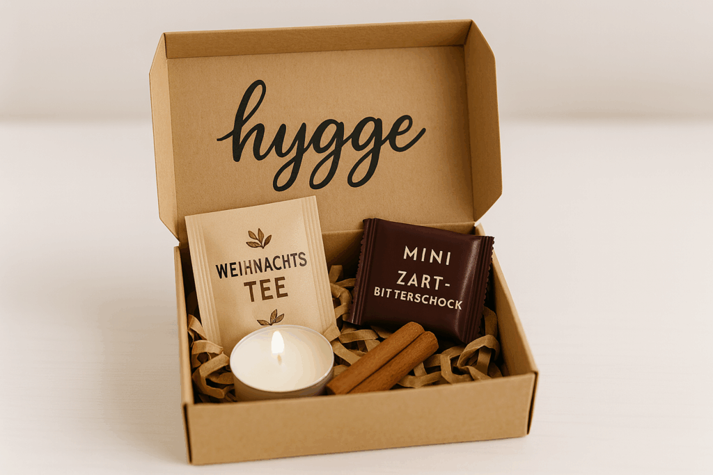 Mini-Hygge-Box – das kleine Wohlfühl-Päckchen als Weihnachtsmitbringsel