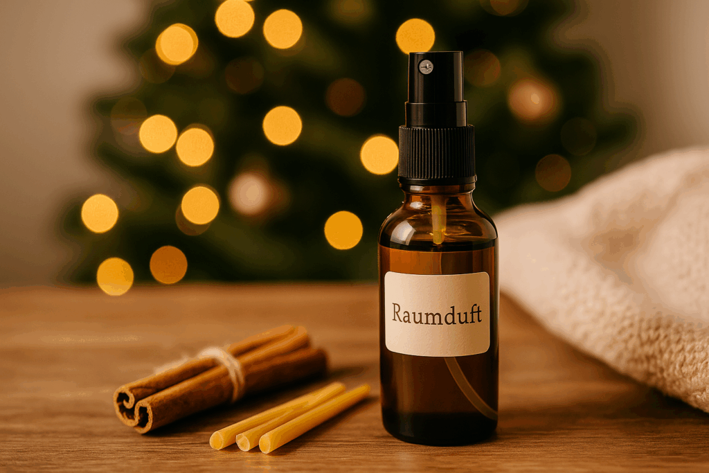 Winter-Mood“-Spray – ein Raumduft, der sofort gemütlich macht als Weihnachtsmitbringsel