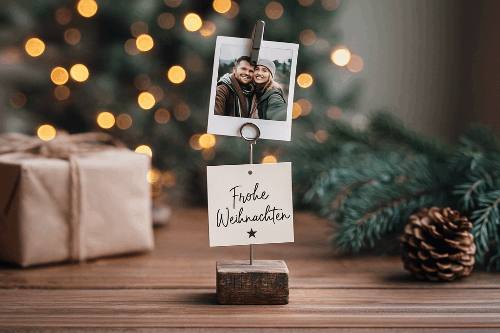 Personalisierter Photo-Clip – liebevolle Mini-Foto-Deko als Weihnachtsgeschenk
