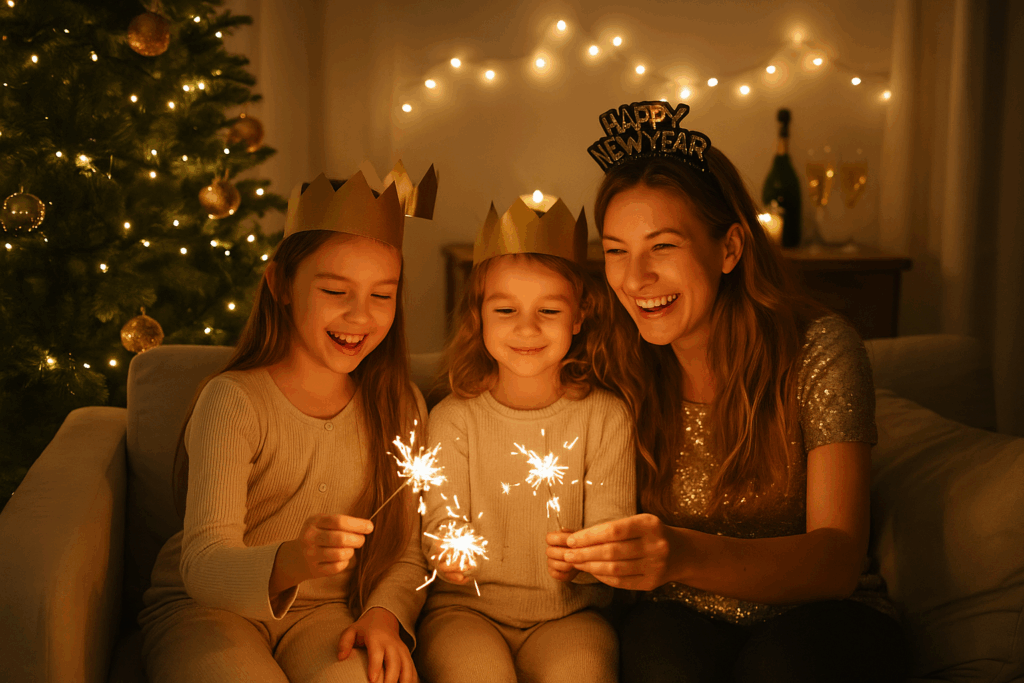 Die 7 entspanntesten Mama-Regeln für Silvester