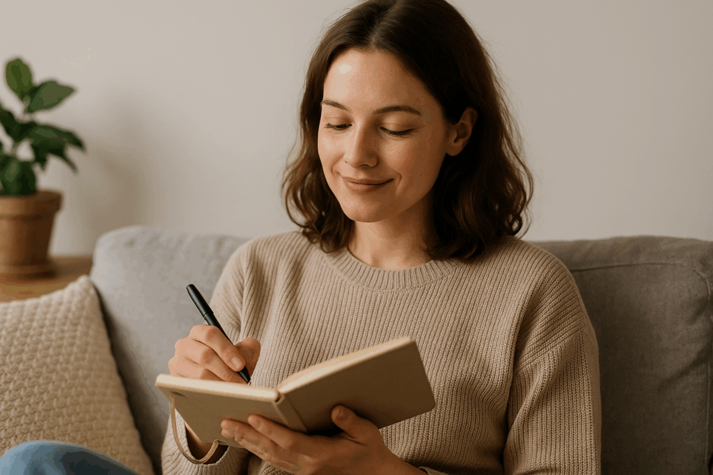 „Nur für mich“-Notizbuch – mentale Erste-Hilfe