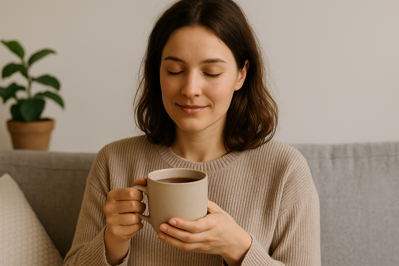 Anti-Stress-Tee, warm und beruhigend