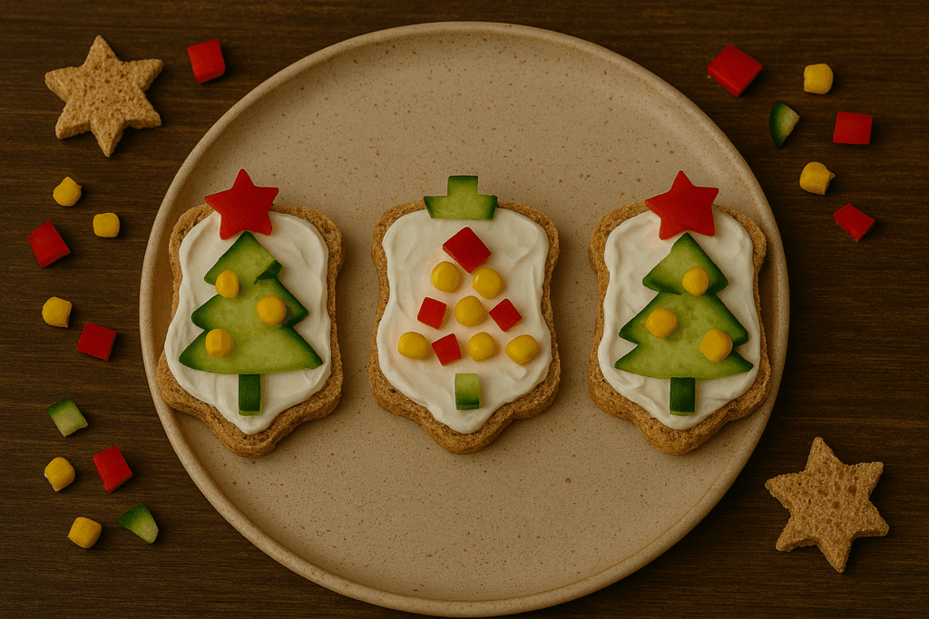 Die 5-Minuten-Christkind-Sandwiches (kinderfreundlich, gesund, irre süß)