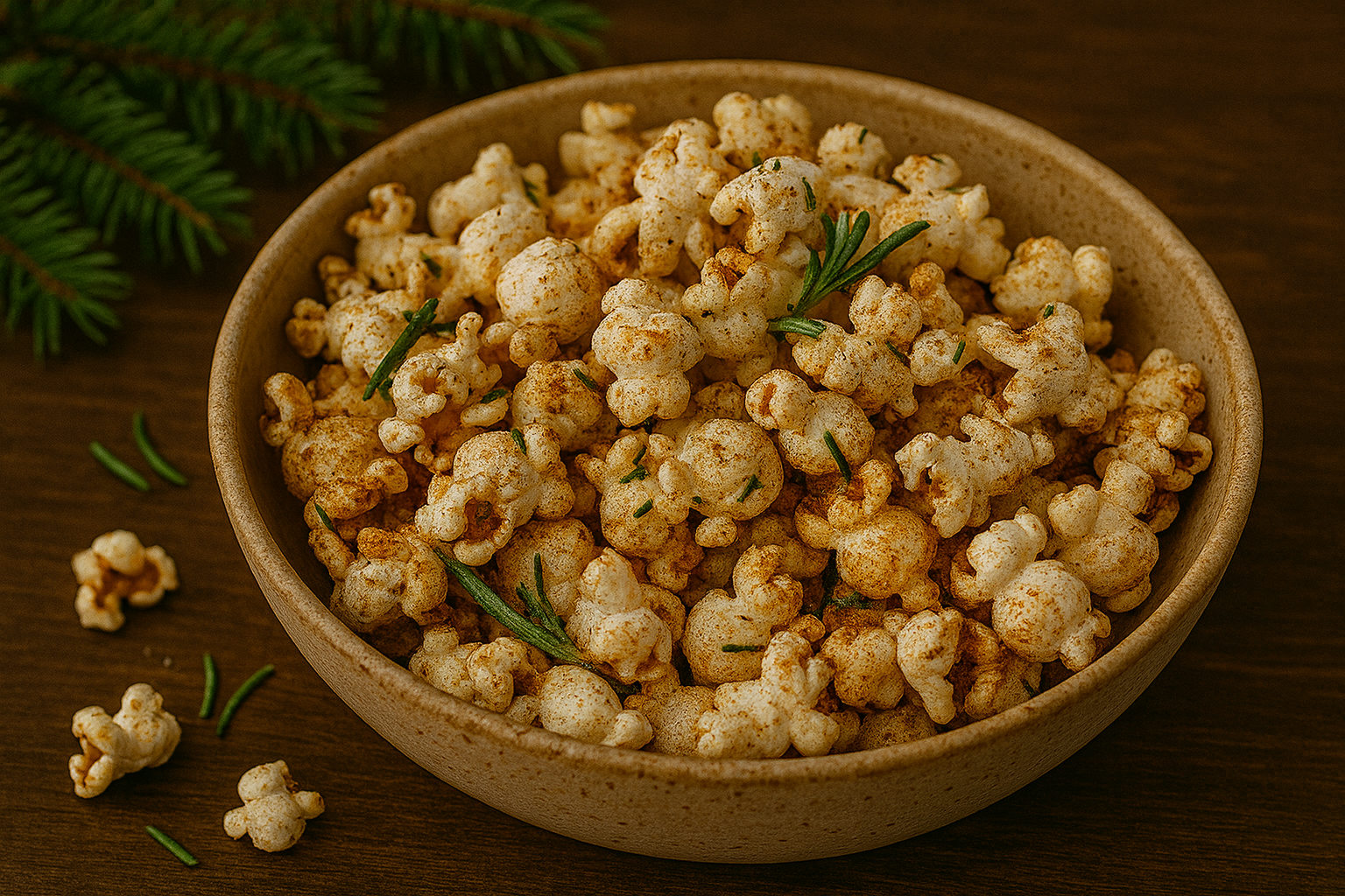 Zimt-Rosmarin-Popcorn