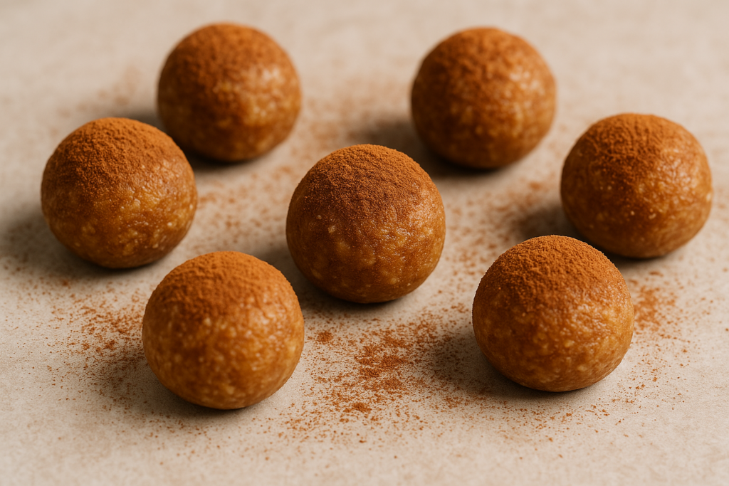 Bratapfel-Energyballs – 5-Minuten-Weihnachtsmagie