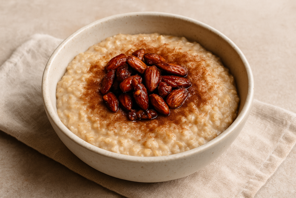 Gebrannte-Mandel-Porridge