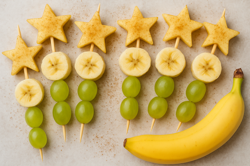 Obst-Sternen-Spieße