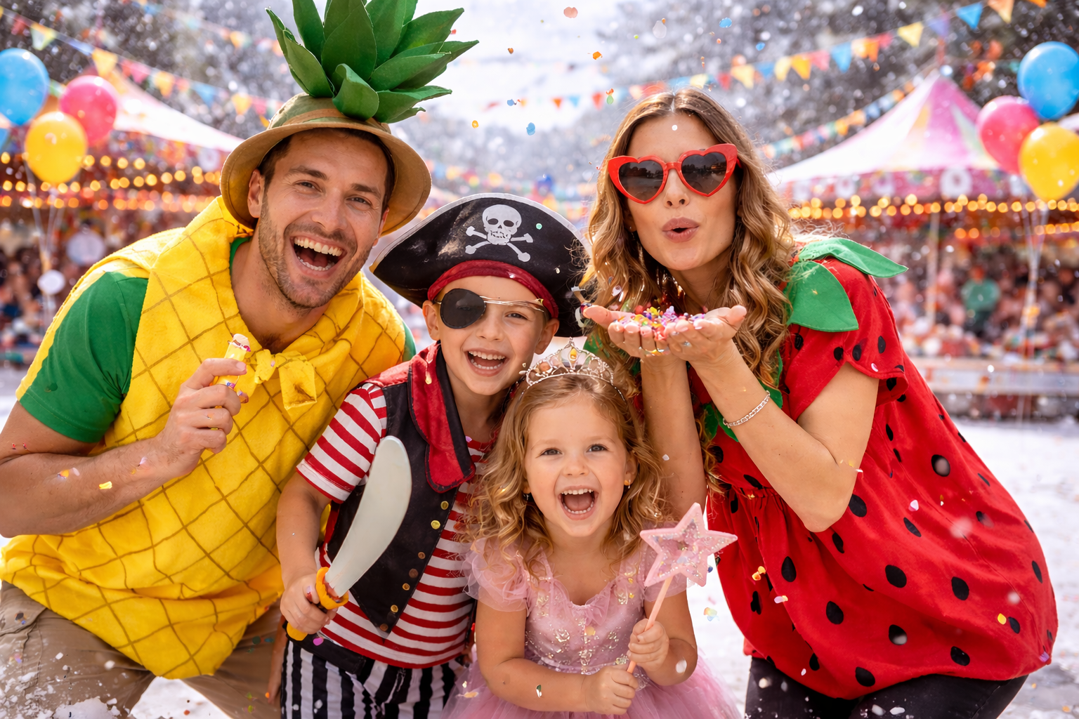 Familienkostüm Fasching – wenn ihr zusammenpasst, ohne euch zu verbiegen