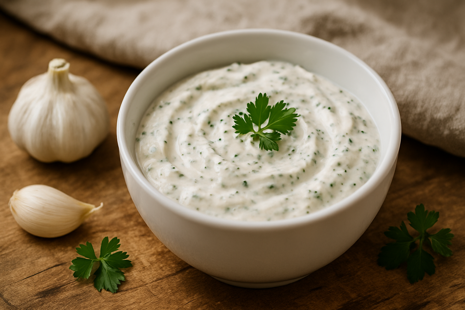 Knoblauch-Kr&auml;uter-Dip
