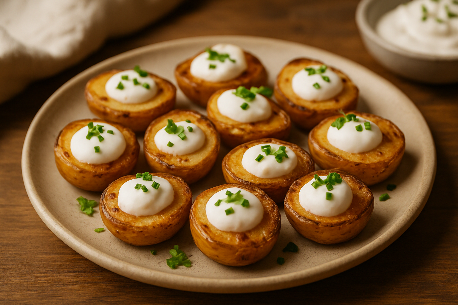 Kartoffel-Bites mit Sour Cream