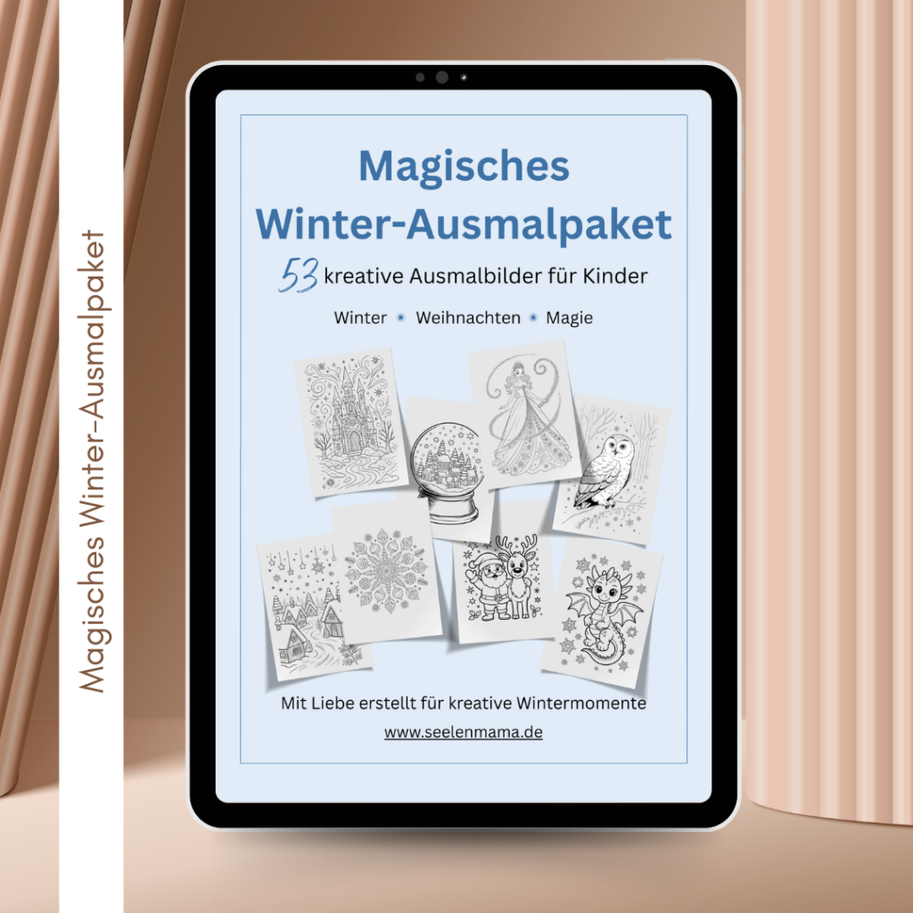 Magisches Winter-Ausmalpaket