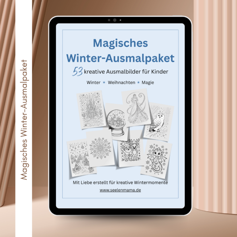 Magisches Winter-Ausmalpaket