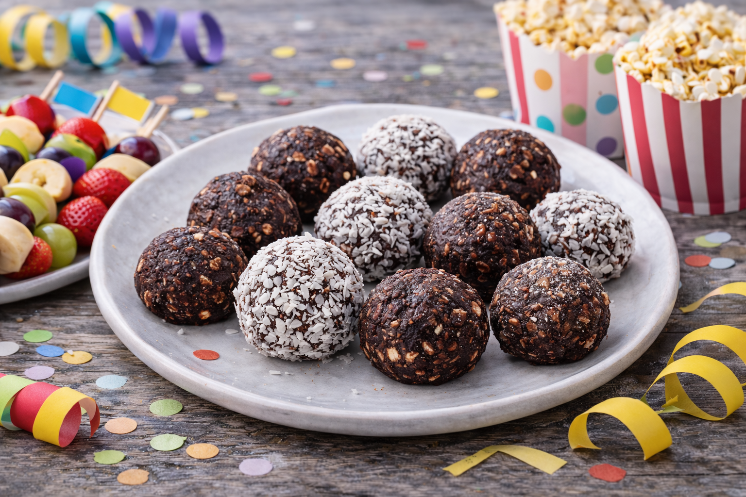 Schoko-Energy-Balls ohne Zucker