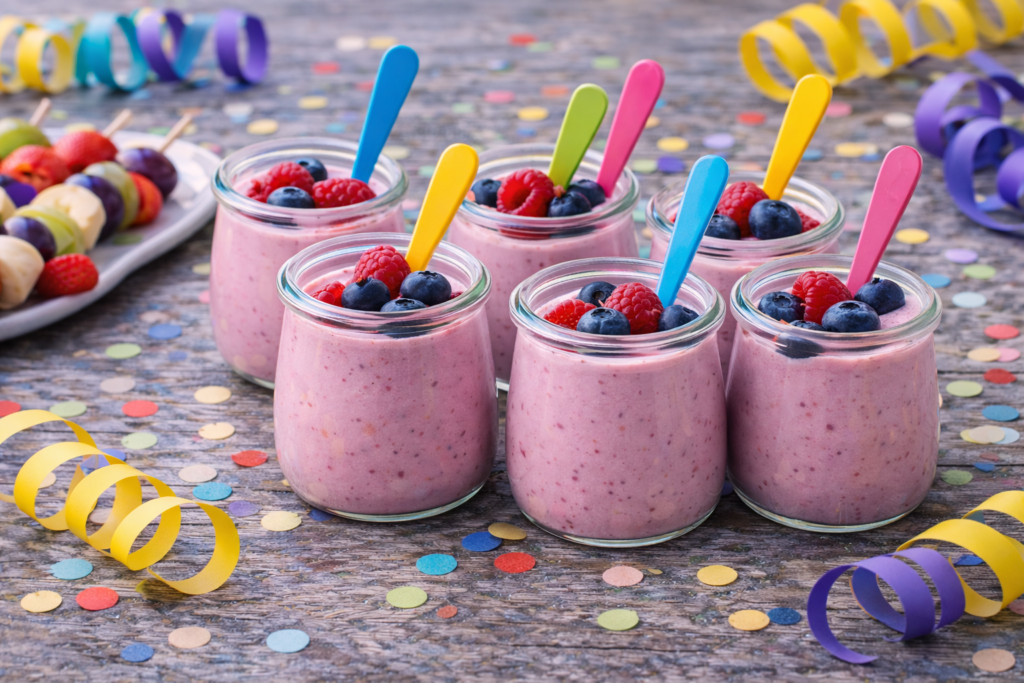 Beeren-Joghurt im Glas