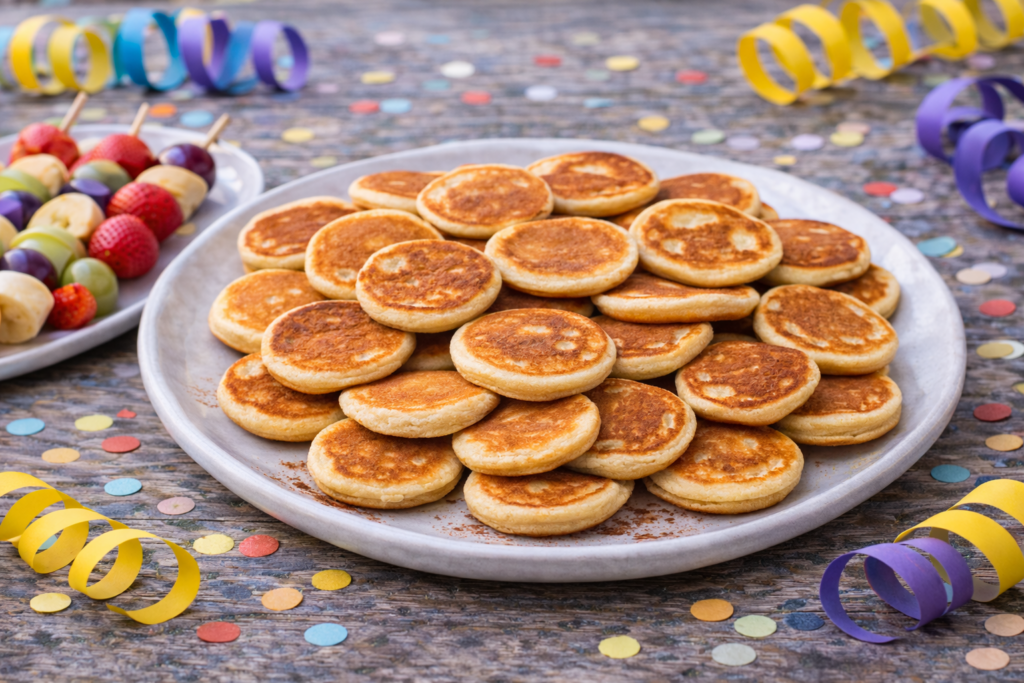 Mini-Pfannkuchen ohne Zucker