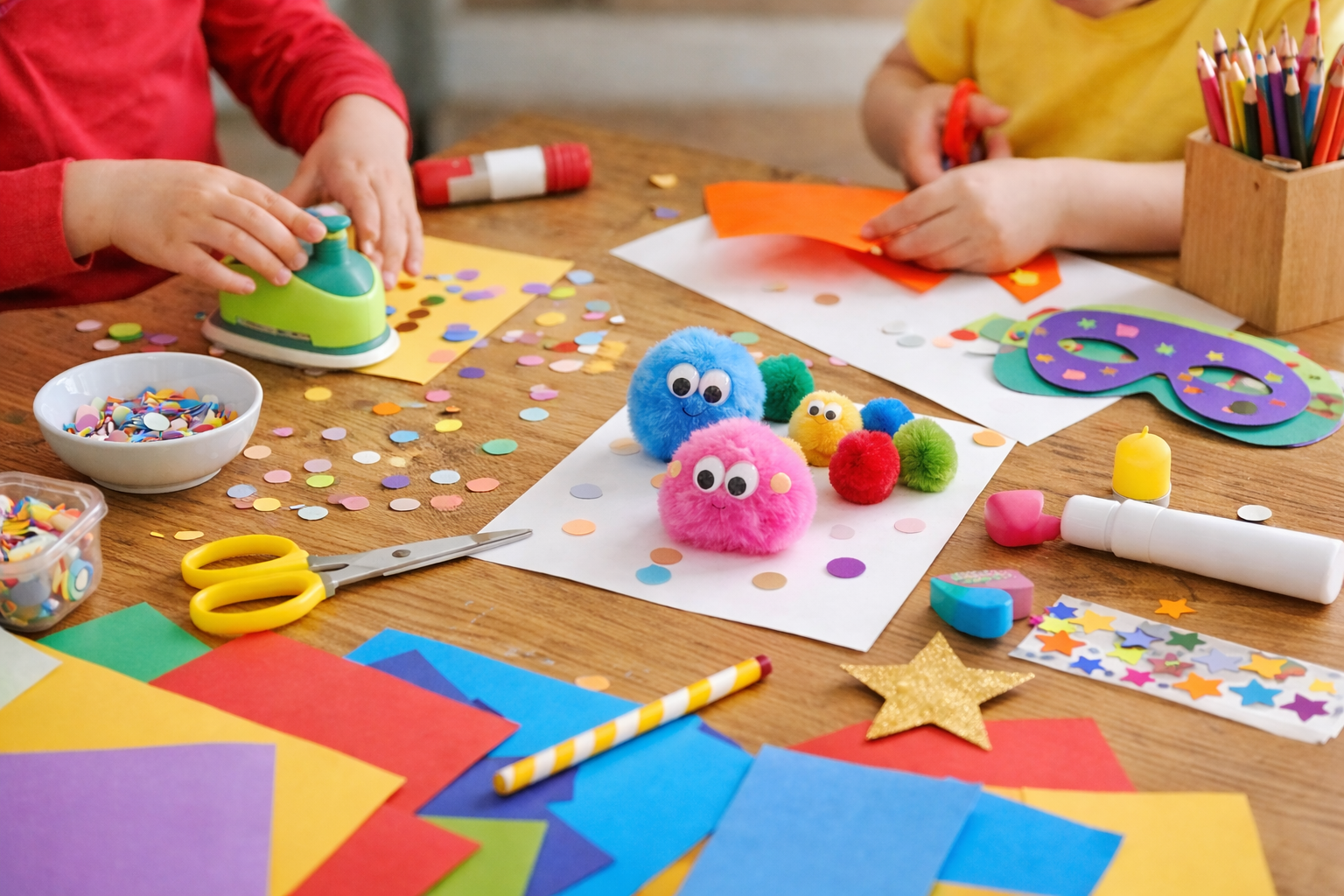 15 einfache Faschings-Basteleien mit Kindern