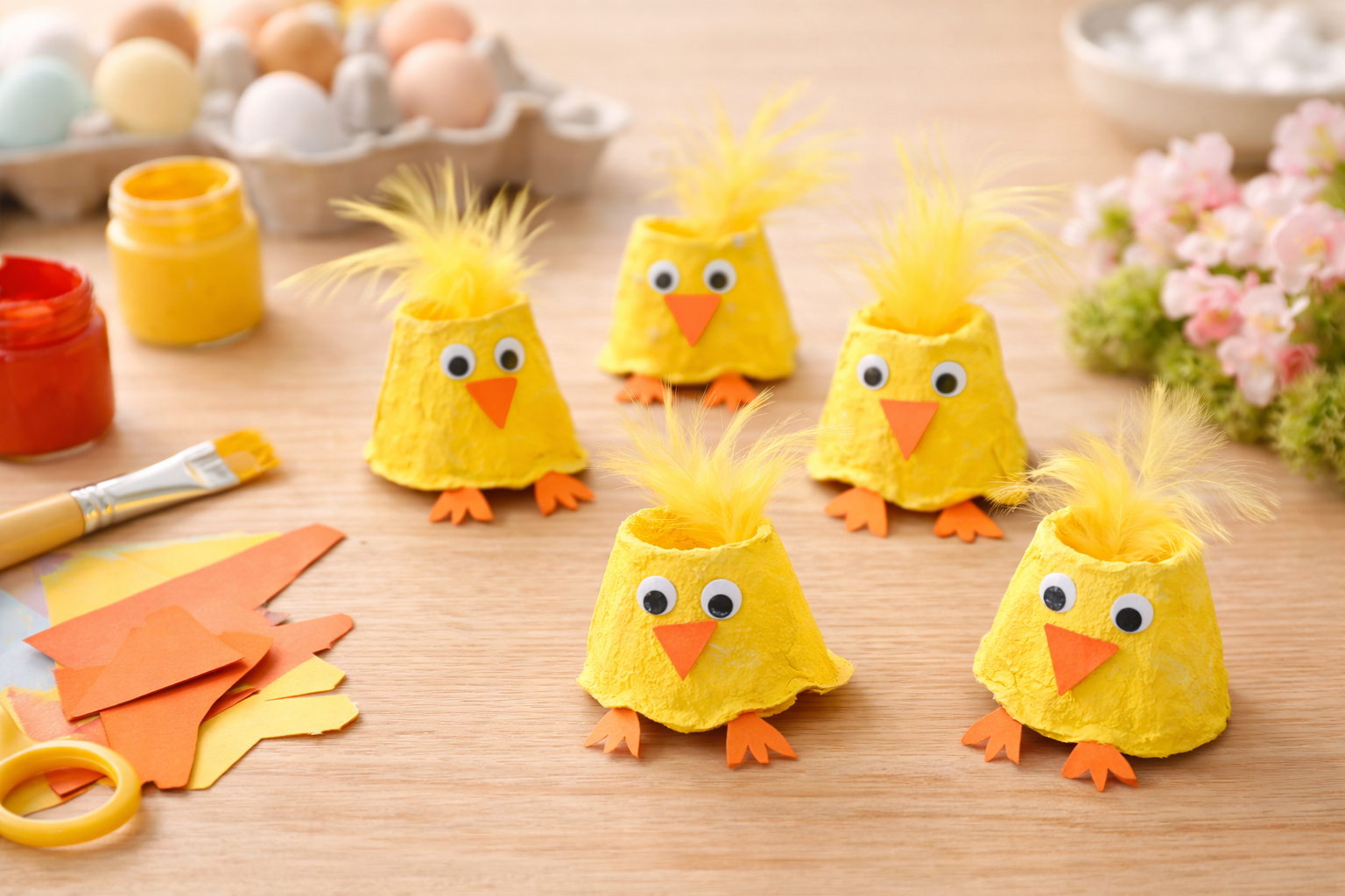 S&uuml;&szlig;e Osterfiguren aus Alltagsmaterial basteln