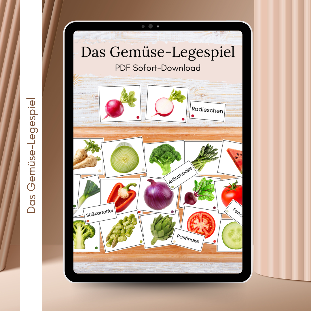 Gemüse Lernspiel PDF