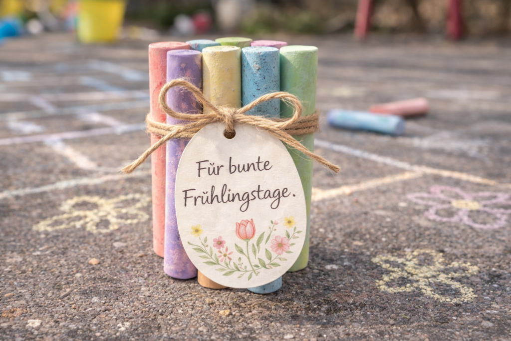 Straßenkreide-Set als Ostergeschenk für Kinder