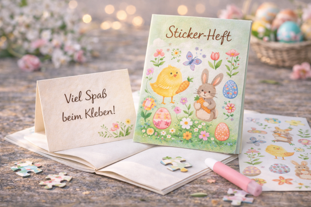 Stickerheft zu Ostern
