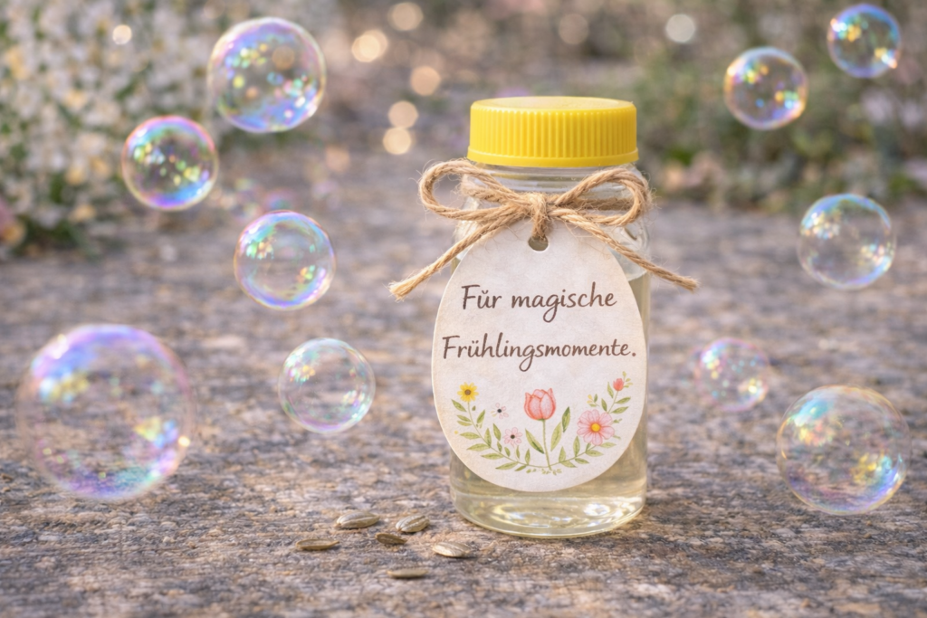 Seifenblasen als Ostergeschenk für Kinder