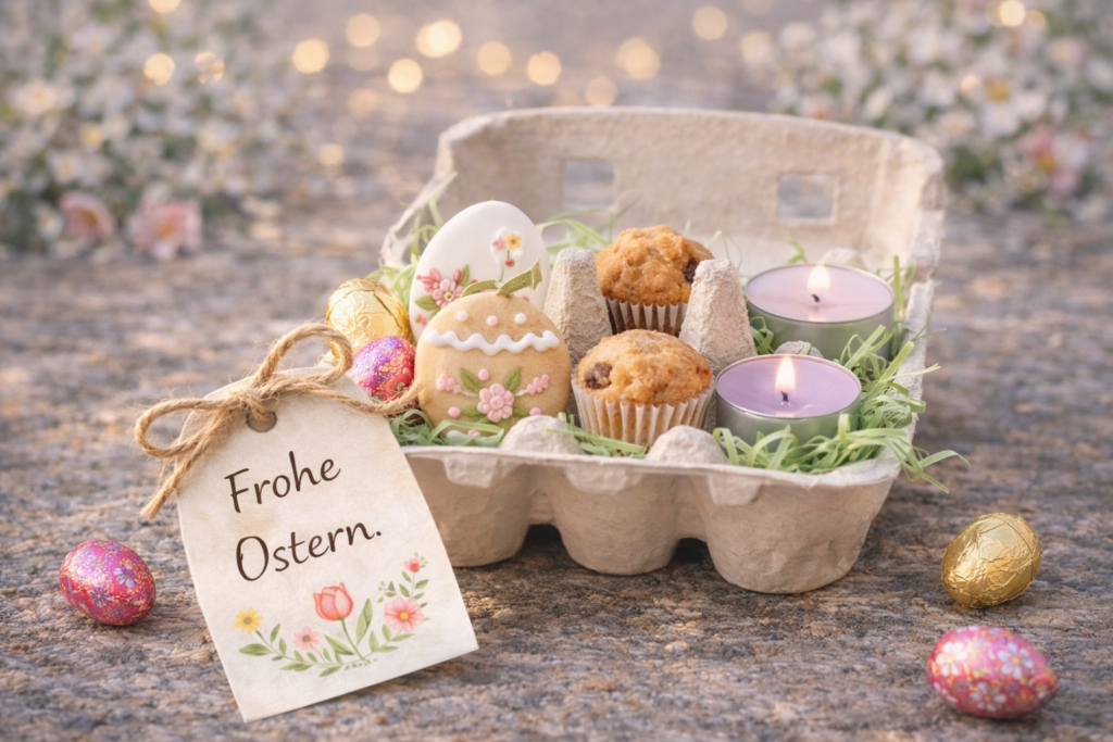 Osterüberraschung im Ei Karton