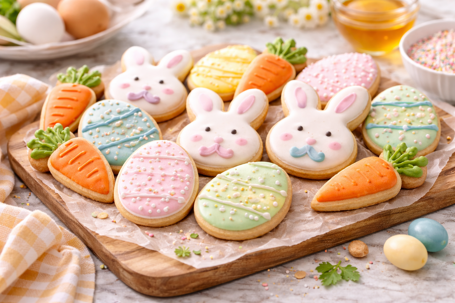 S&uuml;&szlig;e Extras f&uuml;r den Osterbrunch, Oster-Cookies