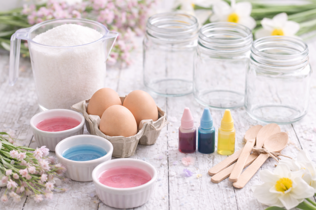 Was du für Kristall-Ostereier brauchst