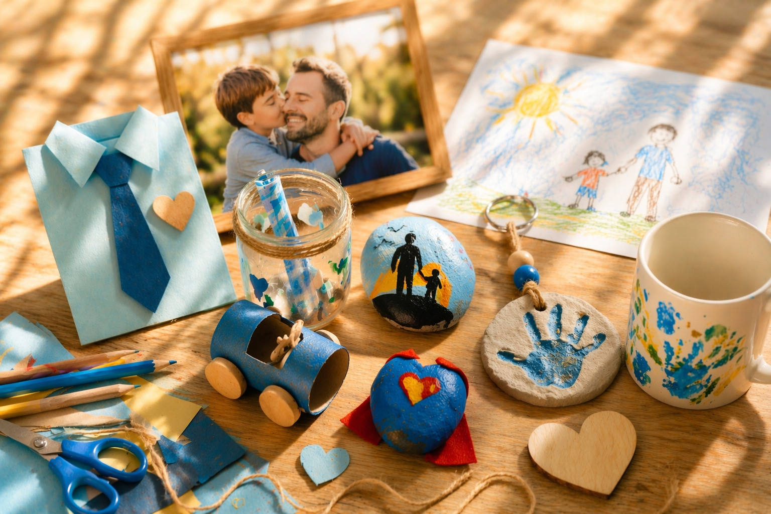 Vatertag Geschenk basteln: 20 Ideen die kein Papa vergisst