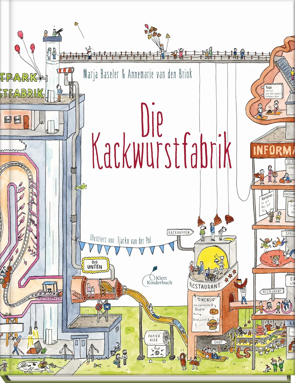 Cover Die Kackwurstfabrik von Marja Baseler und Annemarie van den Brink
